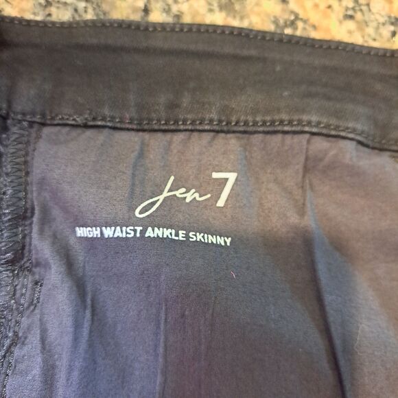 7 For All Mankind Gen 7 Black Bejeweled Jeans Sculpting Women's Plus Size 20 NWT - Picture 12 of 16